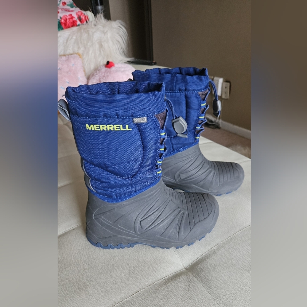Merrell 40 Quest Lite Blue and Gray Winter Boots